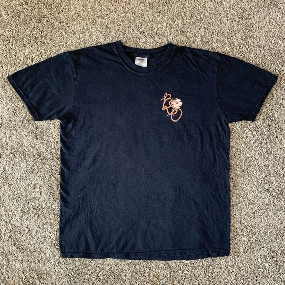 Barstool Outdoors Shirt Mens Large Black Rodeo Cowboy Sports Logo Tee - Picture 3 of 10